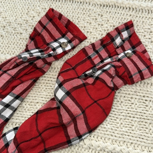 Lucky Brand red plaid button down size small - Picture 3 of 6